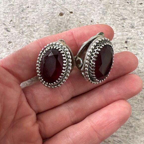 Vintage 1960s Whiting And Davis 3 Piece Bracelet Earrings Ring Set - Picture 16 of 16